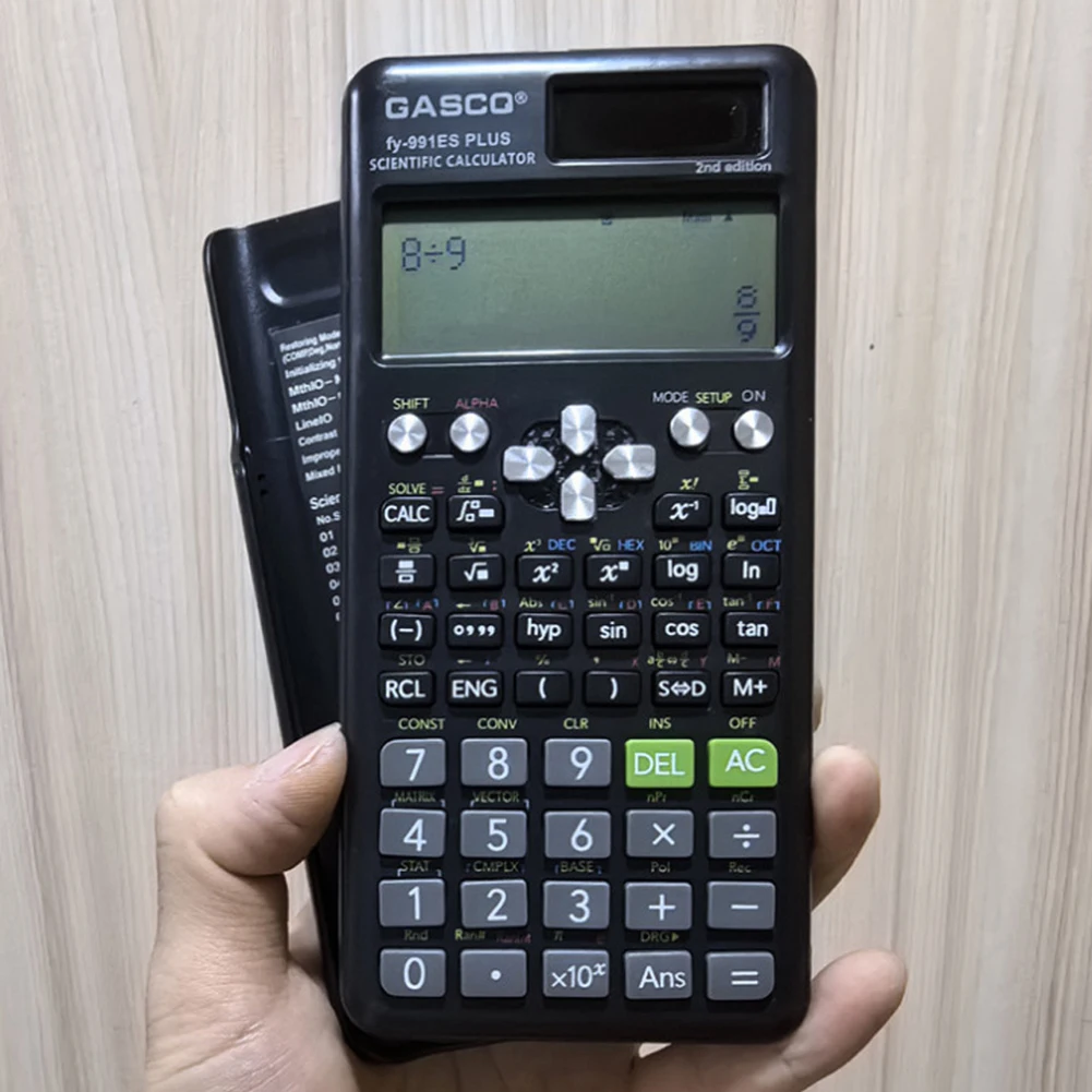 Multifunctional Calculator Exam Scientific Vector Test Calculators School Calculatrice Multi-purpose Student Calculator for Math