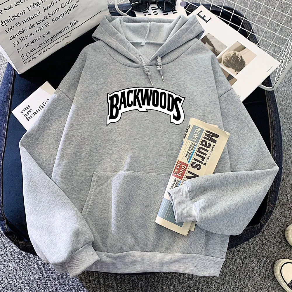 Sweats à capuche à manches longues Backwood pour hommes et femmes, sweat à capuche confortable, impression graphique PVD, pulls d'hiver