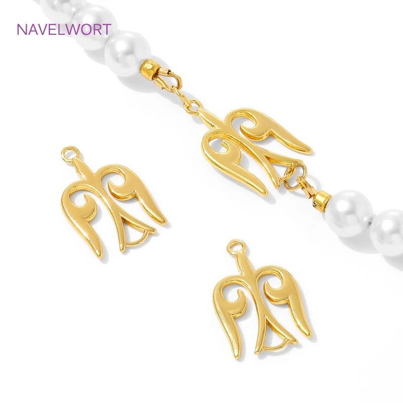 18K Gold Plated Brass Bird-Shaped Charms Connectors For Bracelets Making,Connectors For Jewelry,DIY Jewelry Making Accessories