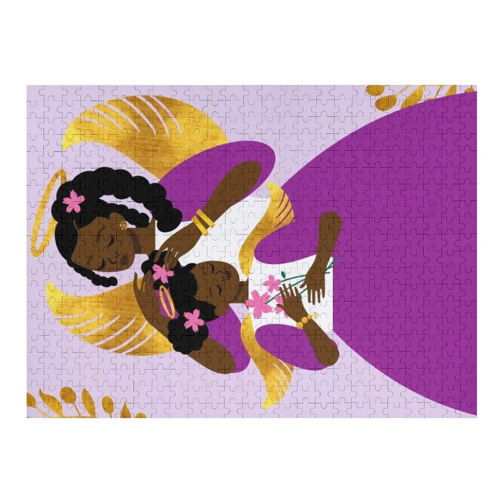 

Flower Angels Jigsaw Puzzle Adult Wooden Custom Puzzle