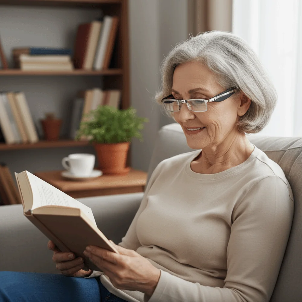 

360 Degree Rotating Foldable Reading Glasses Lightweight Portable Anti Blue Presbyopic Glasses with Case Leopard Print