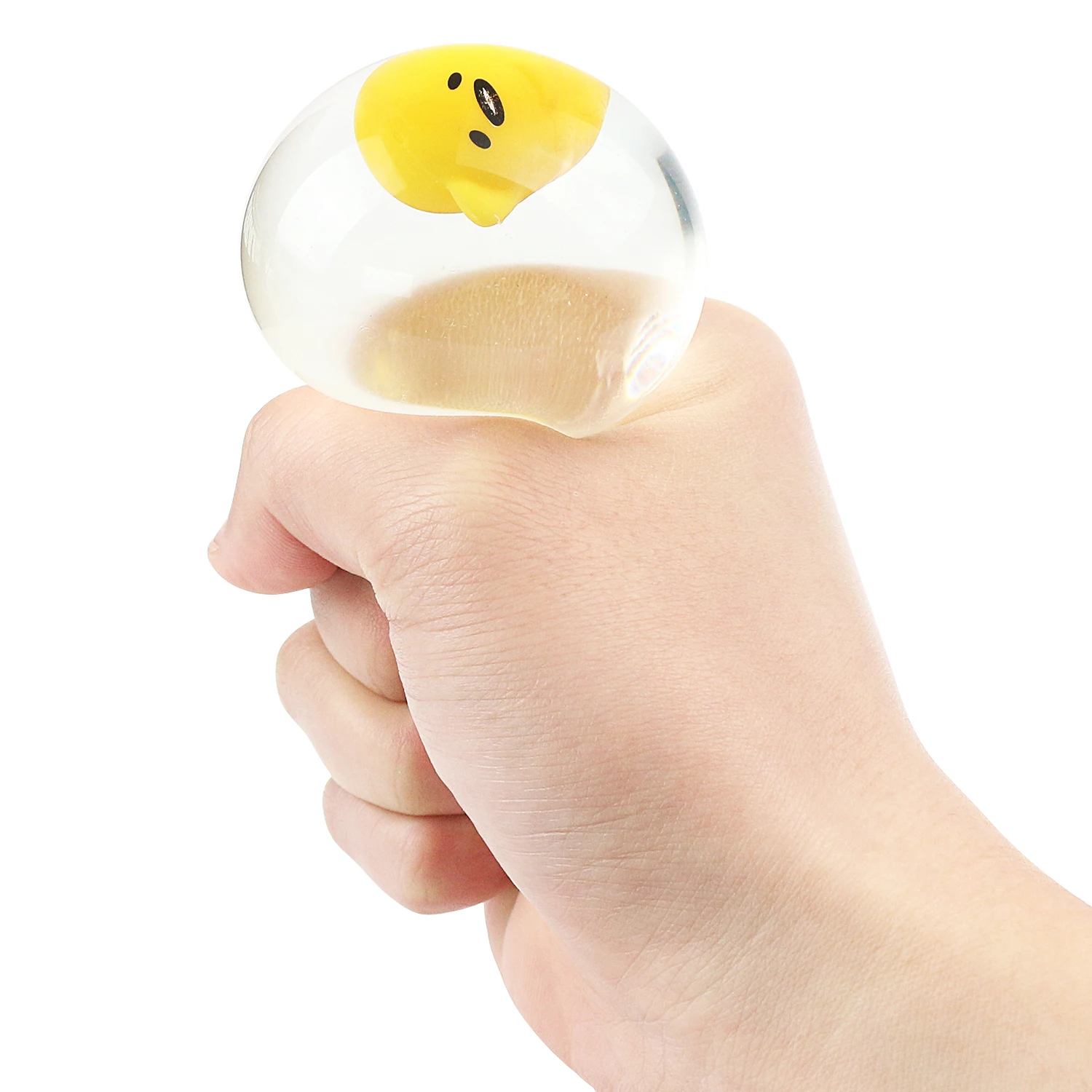 Egg pinching and venting ball, a stress relieving toy that soothes the mood, simulating boiled eggs