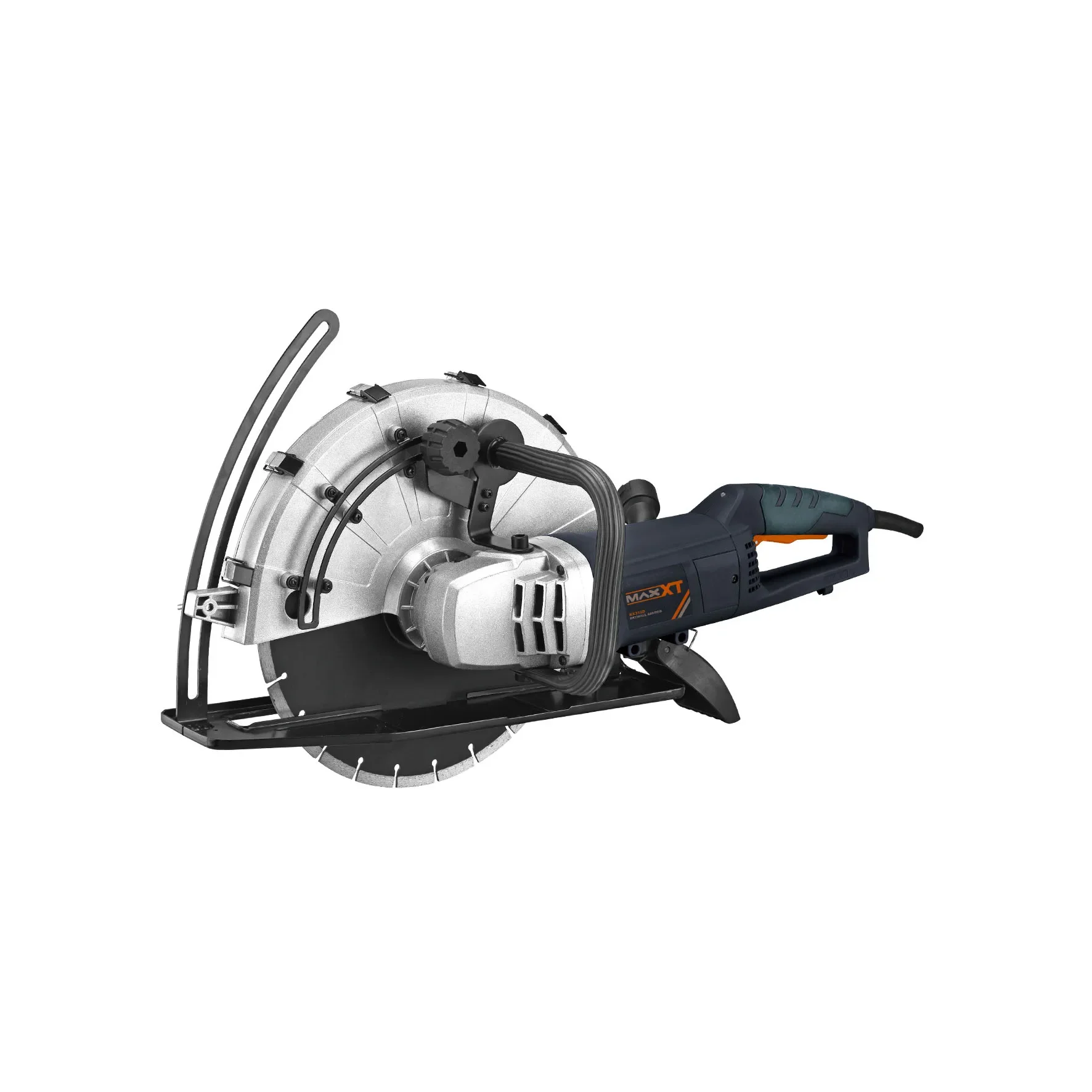 2600W Electric Power Cutters Industrial Concrete & Stone Wet Cutter Saw with Auxiliary Wheels Cut off Machines