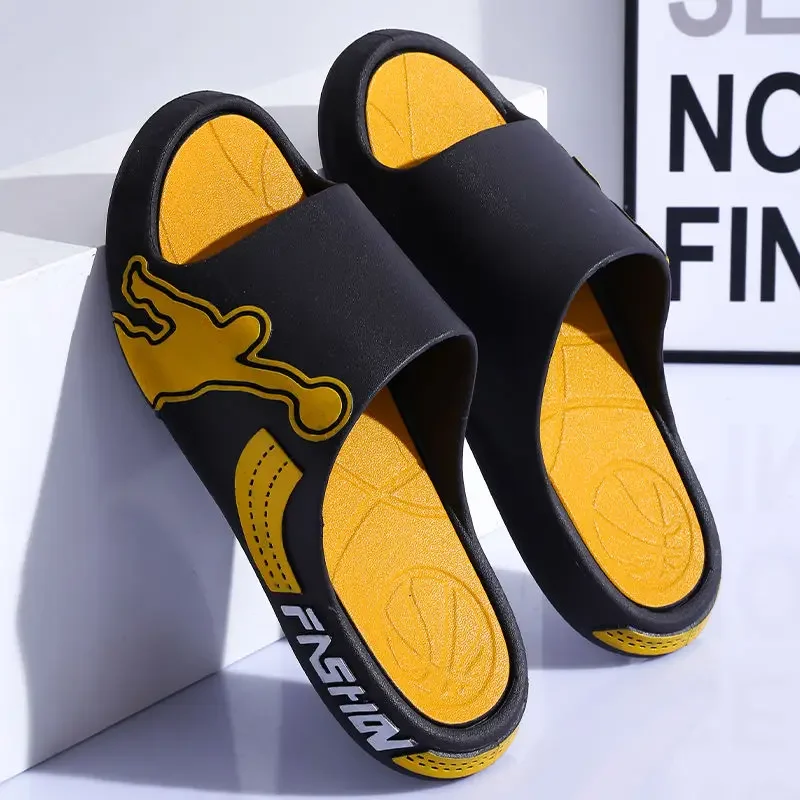 House Indoor Shiatsu Men\'s Shoe Living Room Male Slipper Slides Flip Flops Walk Around Home Bathroom 2025 Style Y2k Trend Eva