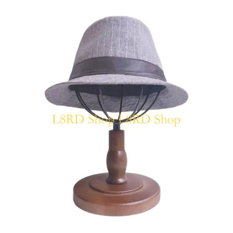 L8RD Cap Rack Fashion Accessory Rack Multiple Purpose With Interchangeable Wooden Component Cap Display Stand