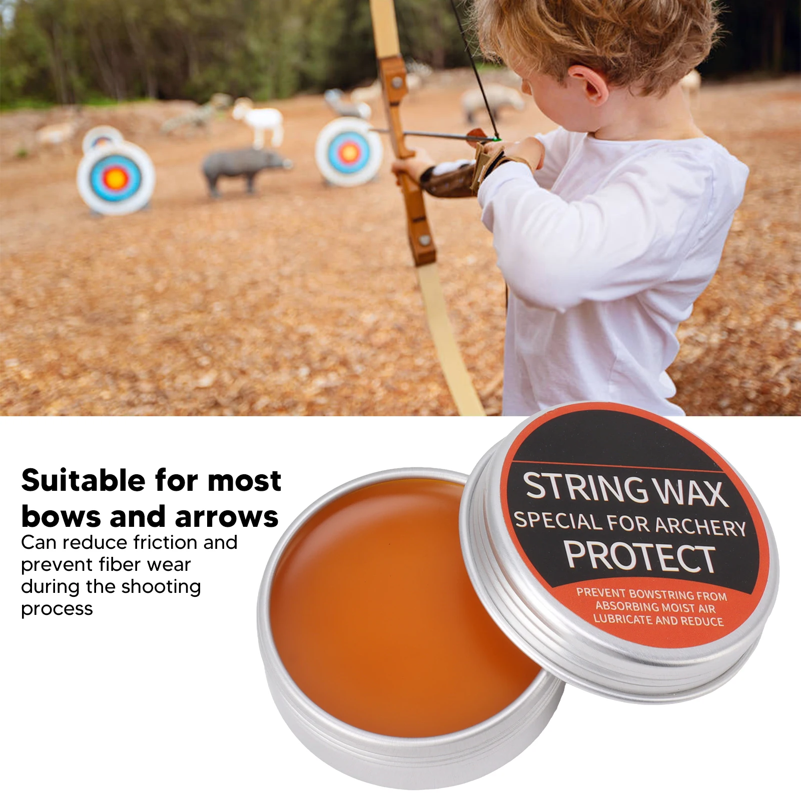 القوس سلسلة الشمع الرماية بوسترينغ تزييت الشمع الرماية القوس سلسلة الشمع واقية ل/مجمع/قوس منحني