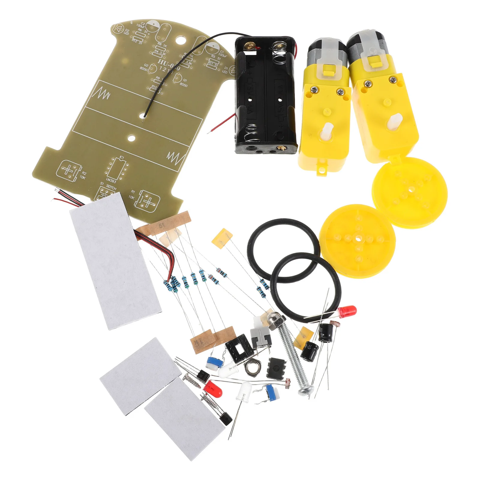 1Set ذكي روبوت تتبع مجموعة السيارة خط متقدم بعد الجذعية التعليم لحام الالكترونيات لتقوم بها بنفسك مركبة تتبع ذكية