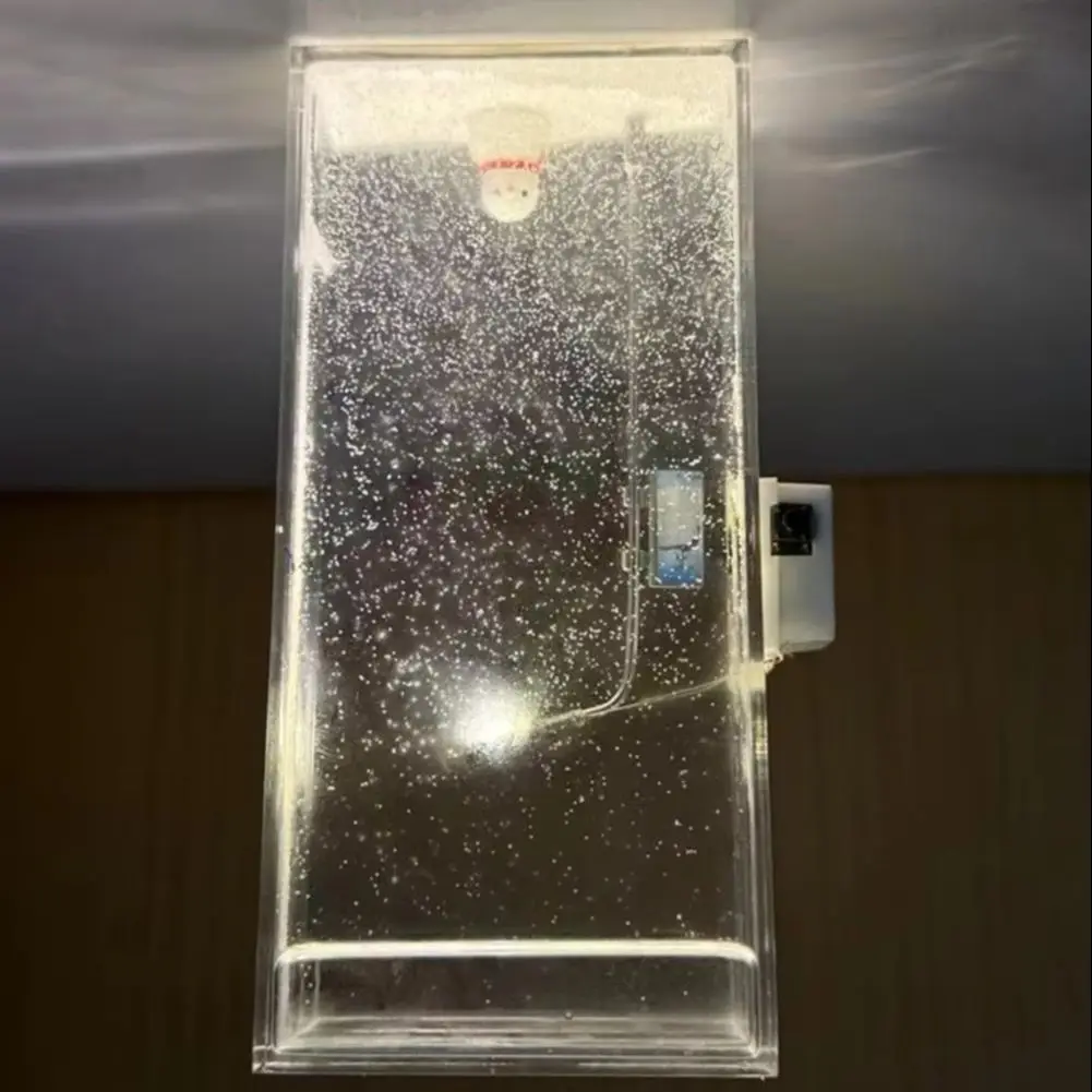 2025 Fai da te Scena di neve Luce Lampione stradale Fiocco di neve Lampada Kit da tavolo Autoassemblaggio Paesaggio innevato Luce notturna Regalo per gli amici