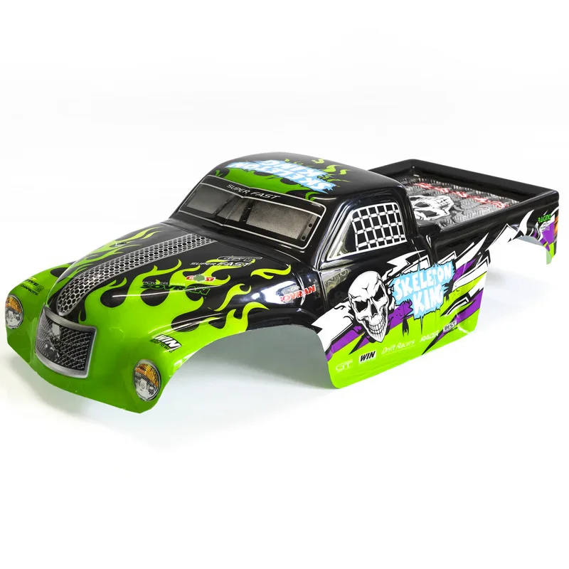 1/8 model car  shell Skull King off-road car shell pickup PVC cover RC car accessories drop resistance and pressure resistance
