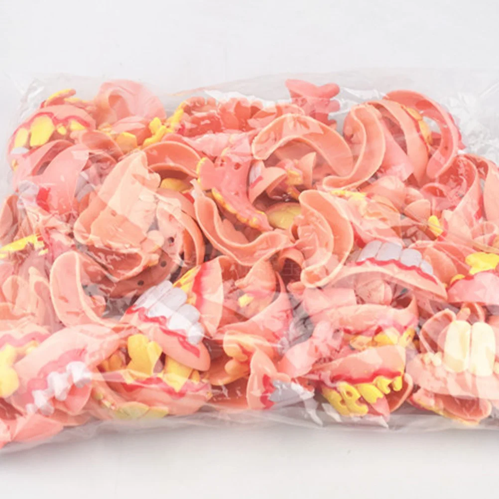 ฟันปลอมฮาโลวีน 30 ชิ้น สำหรับงานปาร์ตี้ คอสเพลย์ แต่งกายตลก อุปกรณ์เสริมชุดแฟนซี ฟันปลอมน่ากลัว สำหรับแต่งตัวฮาโลวีน