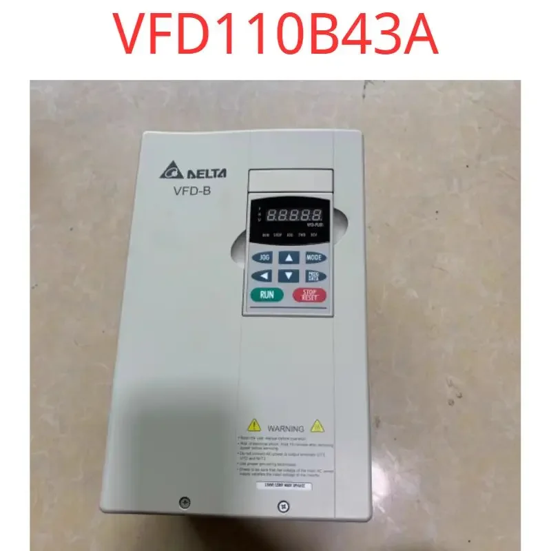 Used  Inverter VFD110B43A 11kw disassembly function package Second-hand test OK