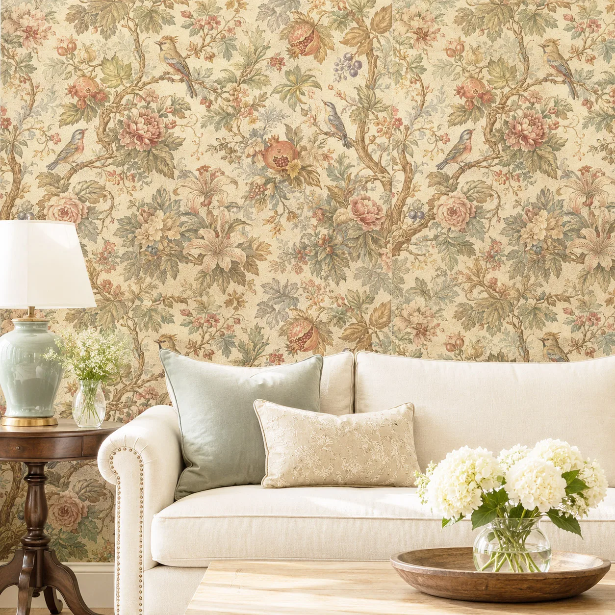 papier-peint-mural-vintage-chinoiserie-oiseaux-et-fleurs-beige-art-mural-botanique-pour-salon-chambre-salle-a-manger-colle-necessaire