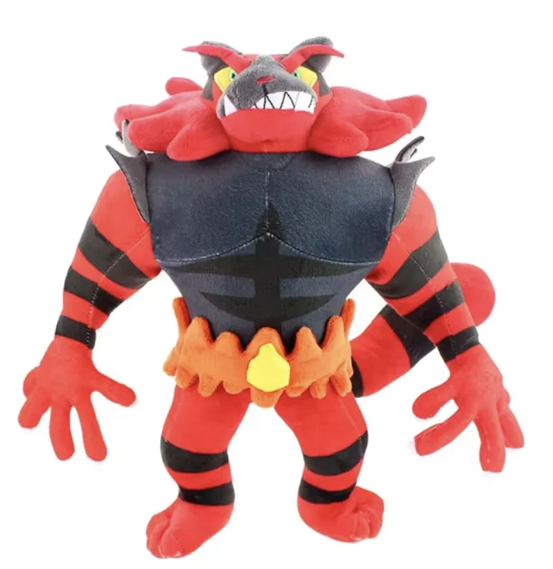 Pokemon pikachu anime figura incineroar litten brinquedos de pelúcia torracat animais de pelúcia litten boneca natal brinquedo hobbies bebê presentes do miúdo