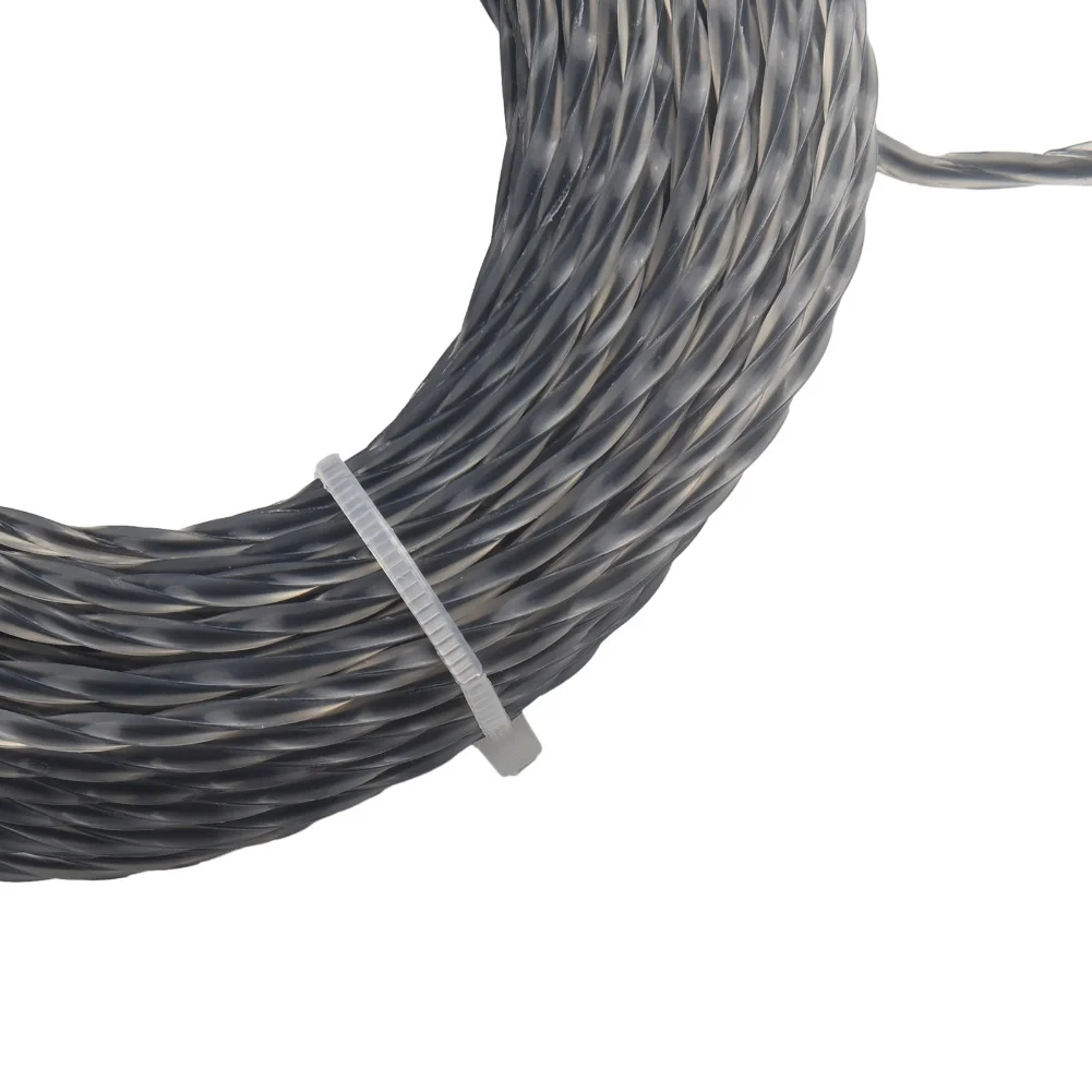Lawn Mowing Core-reinforced Line Brush Cutter Cord Abrasion Resistant Flexible Nylon Construction For Brush Cutters