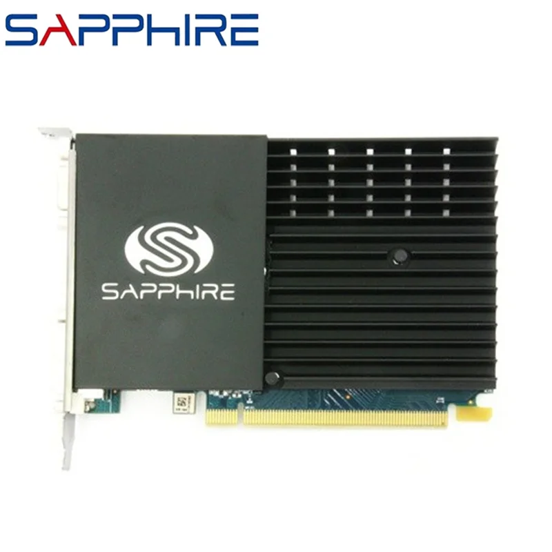 SAPPHIRE HD 6450 그래픽 카드 GPU, AMD Radeon HD 5450 1GHM 256MB GDDR3 그래픽 카드, 데스크탑 PC 컴퓨터 화면 HDMI, 1GB