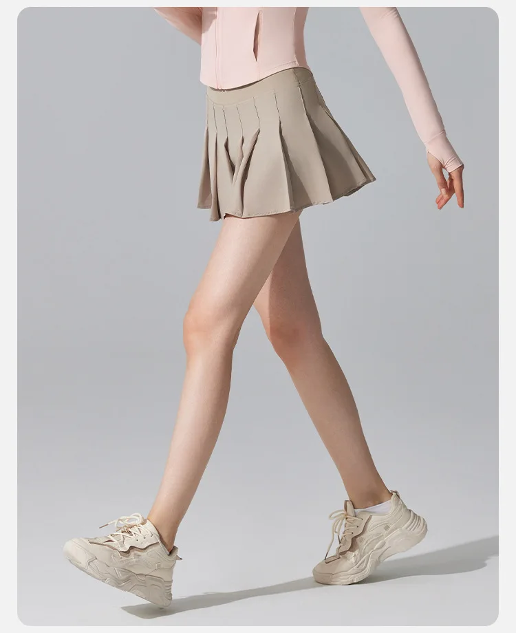 

High Waited Pleated Tennis Skirt with Pockets Built-in Shorts Athletic Golf Skorts for Women