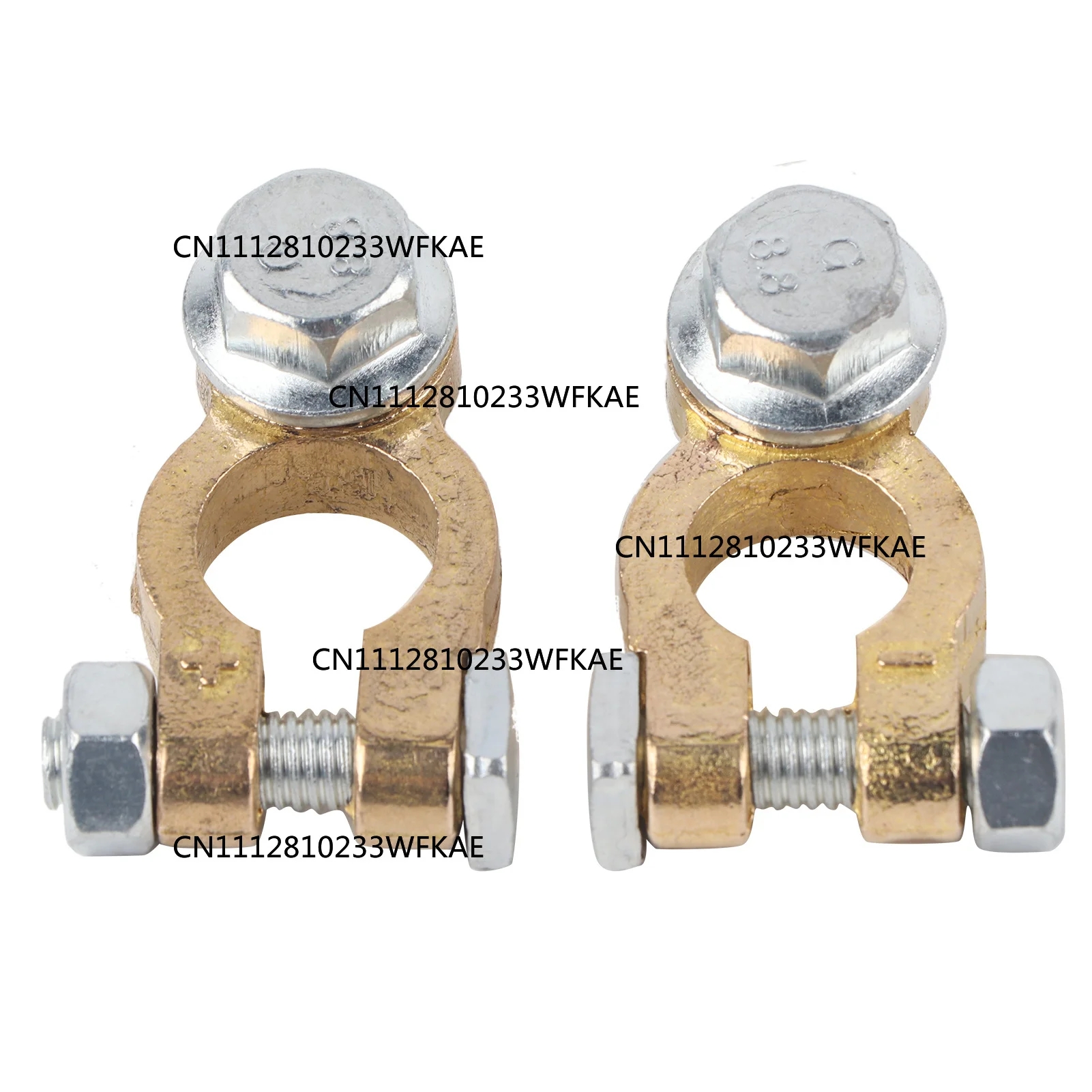 3pcsCar Battery Terminal Clamp Connector 300A Large Current M10 Single Screw for Automobiles Trucks Battery Terminal Clamp