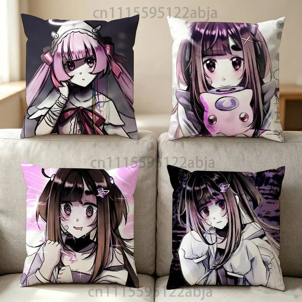 L-Love Angel Syndrome Throw Pillow Case Decoration Bed Custom Square Pillowcase Pad Cover