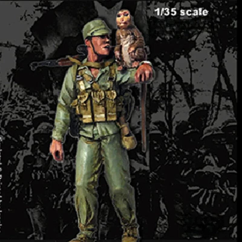 

1/35 Die-cast Resin Figure Model Assembly Kit Soldier Model Unpainted Free Shipping
