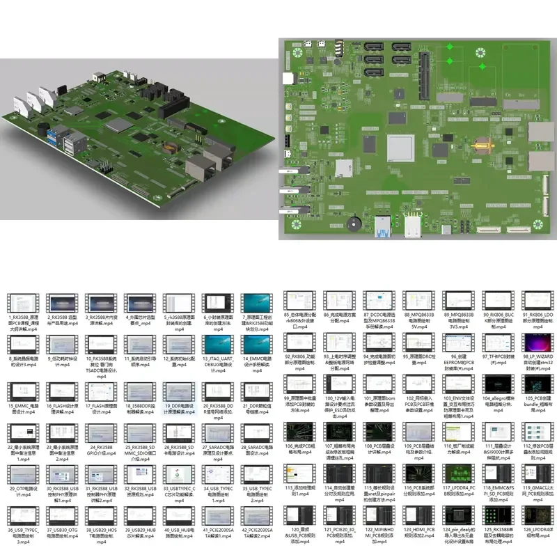 for RK3588 Resource Architecture Schematic PCB Design Course From 0 to 1 Practical Guide 240 High Quality Video Lessons