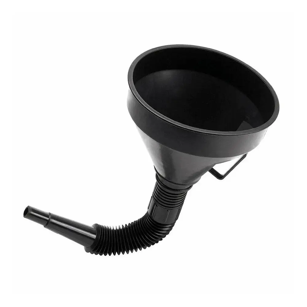 Engine Refueling Funnel With Filter Motorcycle Car Plastic Spout Filling Funnel For Oil Water Fuel Petrol Strainer Funnels Q9B3