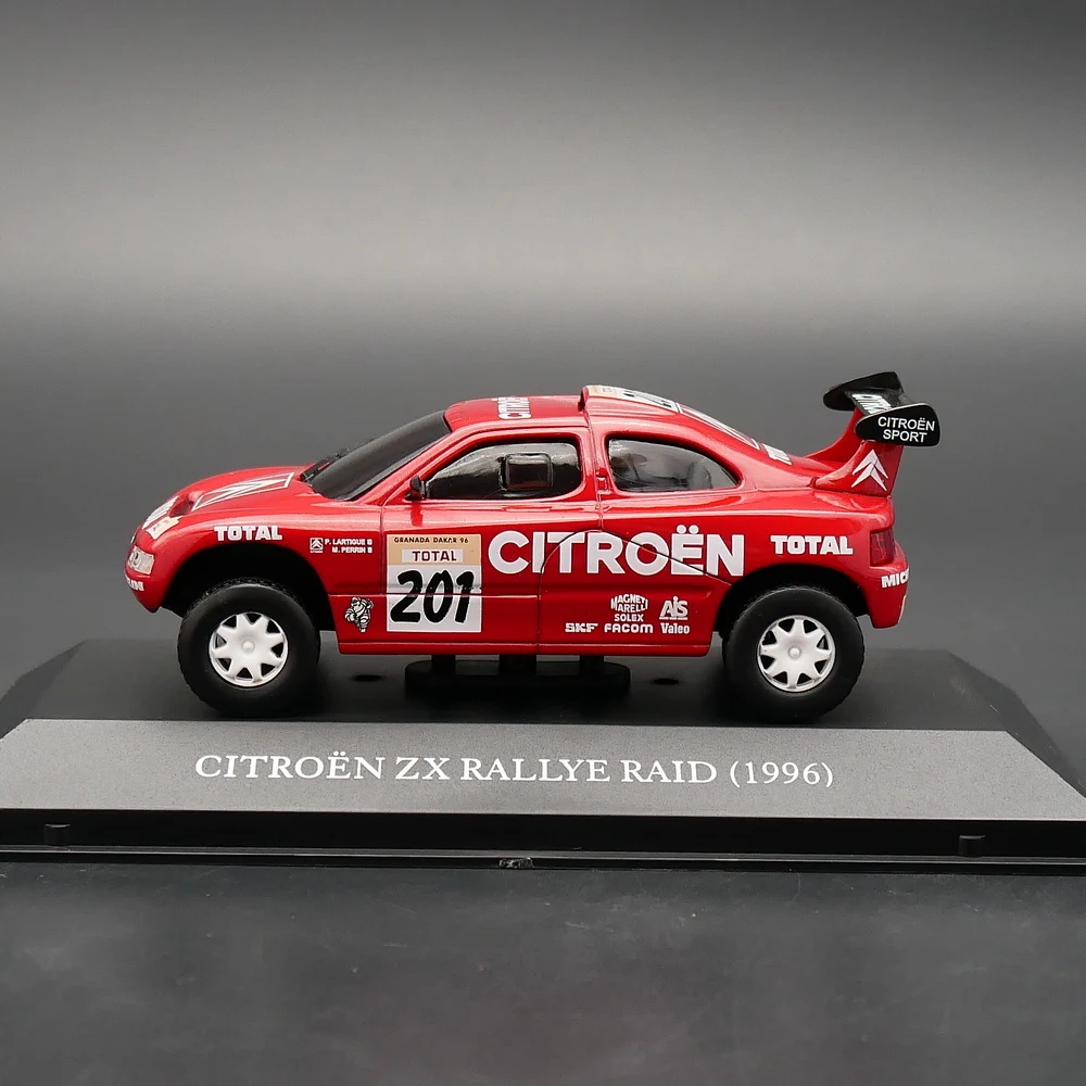 Ixo 1:43 Citroen ZX Rallye Raid 1996 Diecast Car Model Metal Toy Vehicle