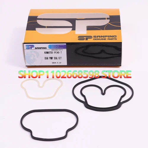 Imagen 1 del producto Para Pc30-7 Pc40-7 Pc75 Pc200-1 bomba piloto hidráulica sello de aceite Komatsu excavadora Kit de engranajes Pc45-8 Pc60-7