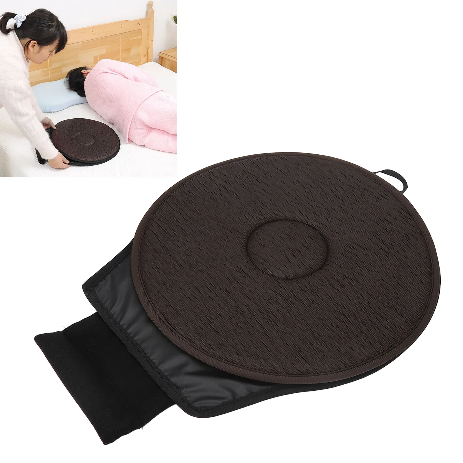 Posture Corrector Auto Swivel Cushion Double Layer Washable 360 Degree Rotating Cushion for Elderly Pain Relief