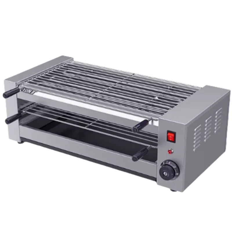 Parrilla Eléctrica Portátil de Acero Inoxidable para Uso Comercial, Camping y Hogar, Interior y Exterior, en Oferta a Bajo Precio