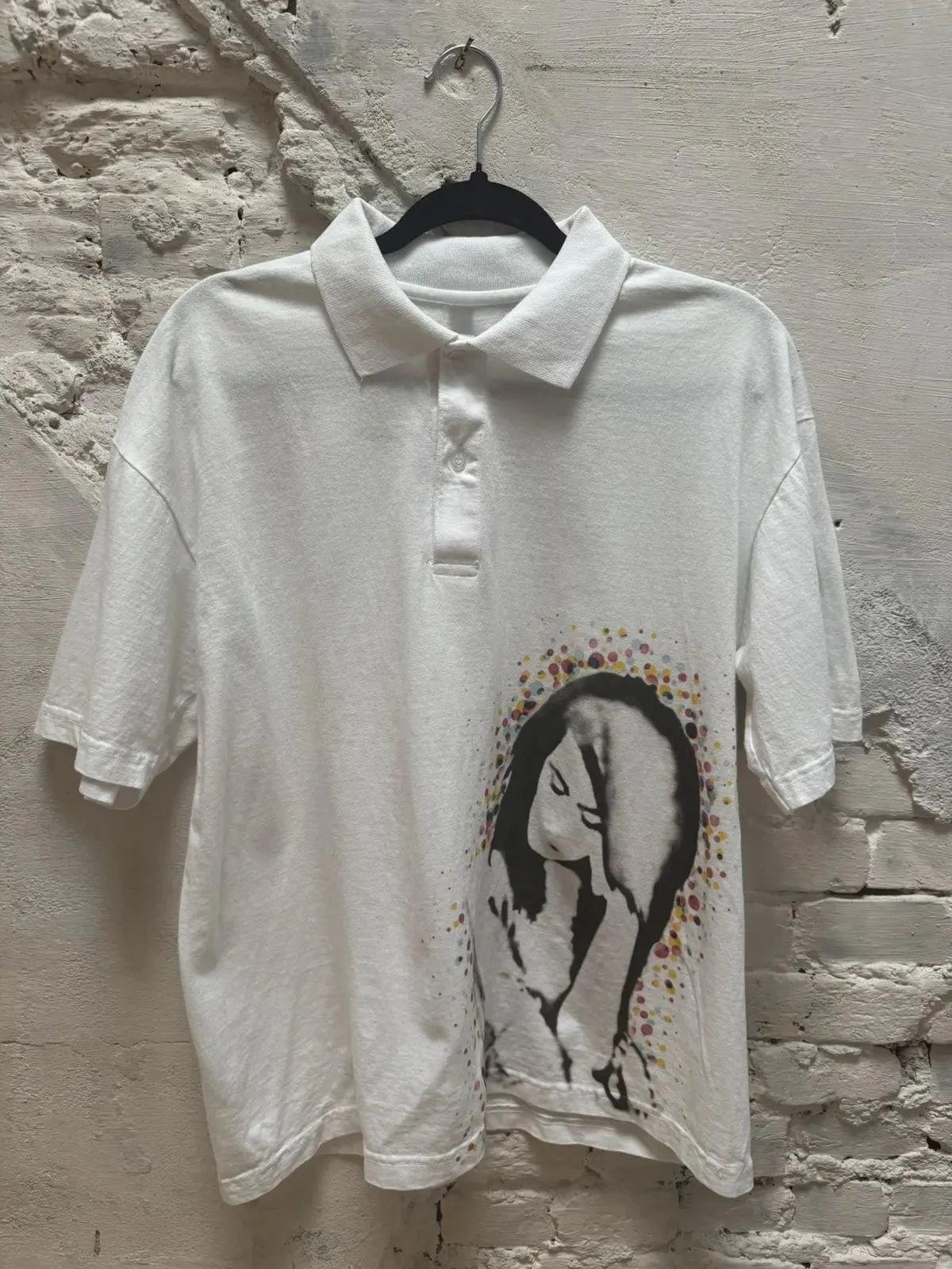Imogen Heap Polo Men's Loose-fitting Printed Short-sleeved Polo Shirt, Perfect for Summer Street Style with A Hip-hop and Y2K