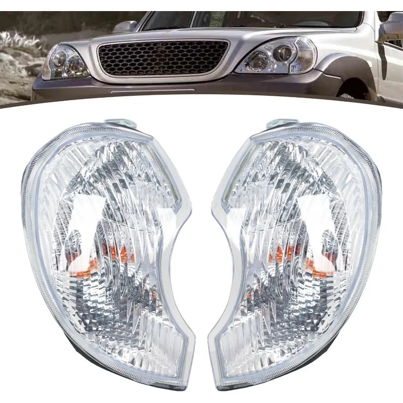 Headlamp With Bulb Front Corner Light Indicator For Hyundai Terracan 2001 2002 2003 2004 2005 2006 Wide Light Turn Signal lamp
