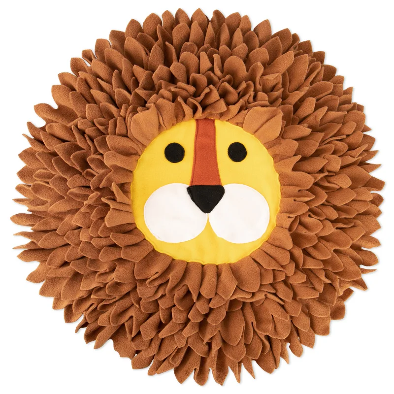 

Newest Lion Snuffle Mat Pet Portable Dog Snuffle Mat For Dog Slow Feeding Pet Pad Washable Dog NoseWork Training Mat