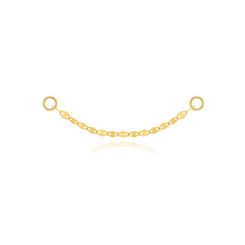 AIDE 925 Sterling Silber 9 Arten Zirkon CZ Kette Ersatzteile Rock Punk Hoop Piercing Hoops Tropfen Ohrring Edlen Schmuck Geschenk 1 stück