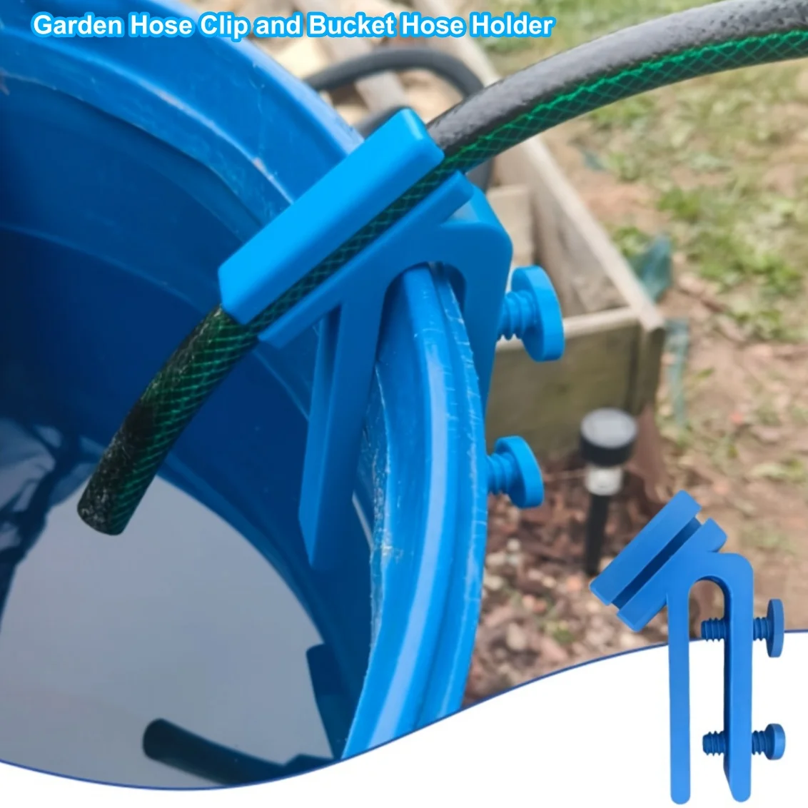 Suporte Robusto para Mangueira de Jardim, Fácil de Instalar, Organizador Compacto e Prático para Armazenamento de Mangueiras