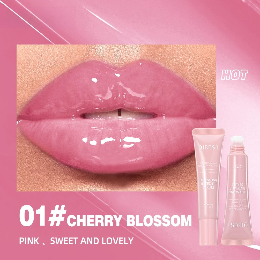 Crystal Lip Balm Moisturizing Lip Gloss Oil Jelly Lipgloss Long Lasting Fullness Lips Tint Soft Tube Make Up Beauty Lips Care