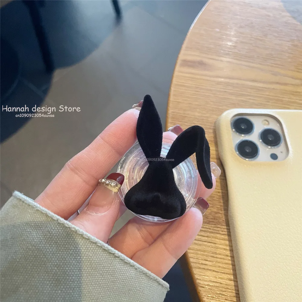 

Мультяшные складные уши кролика, забавные ленивые эластичные клейкие складные воздушные подушки, креативный акриловый милый 3D кролик