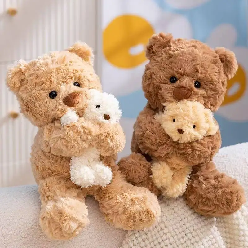 

Latest Healing Parent Child Animal Doll Pillow Kawaii Stuffed Plush Toy Doll Cartoon Anime Cute Children's Birthday Gift Doll