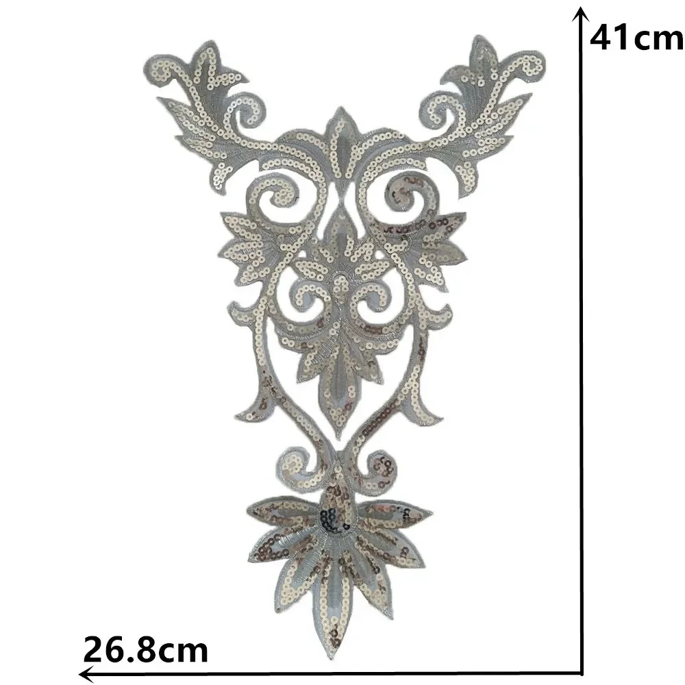 Sequin Embroidery Letter Pattern DIY Hot Melt Adhesive Ironable Clothing Patch Patch Patches for Clothing Embroidery Patch