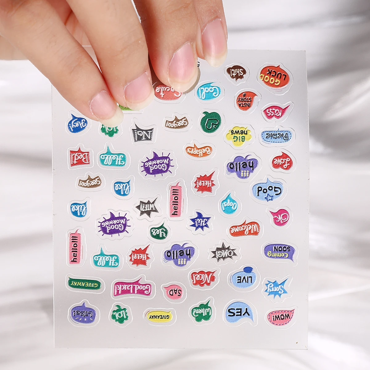 3pc 5D Realistische Dark Serie Dämon Blutige Schädel Auge Web Kreuz Kleber Nail art Aufkleber Aufkleber Maniküre Charms