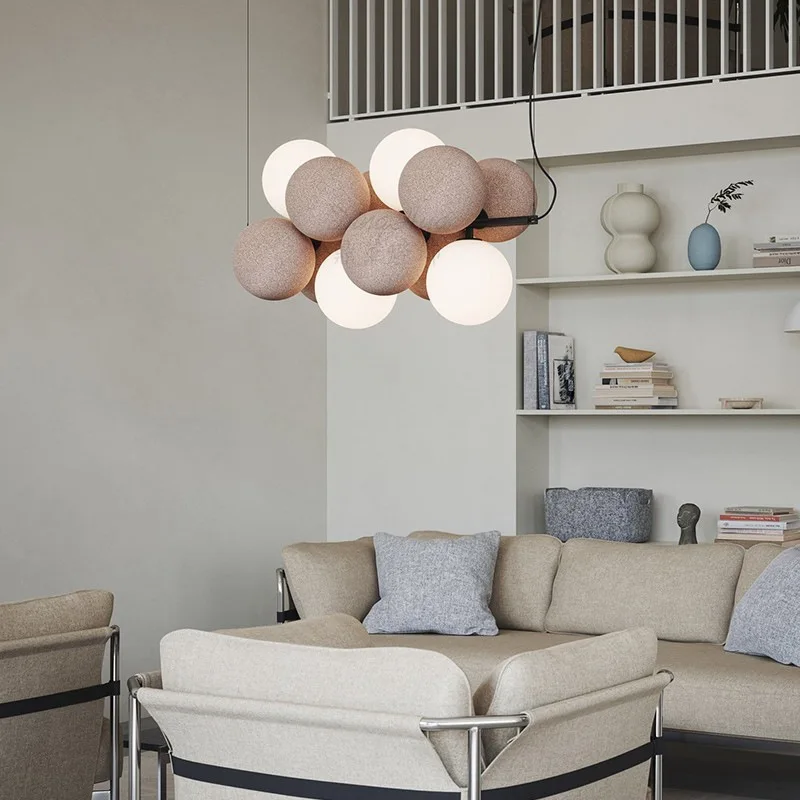 Abstracta Chandeliers Bubble Balls Chandelier Horizontal Fabrics Design Bedroom…
