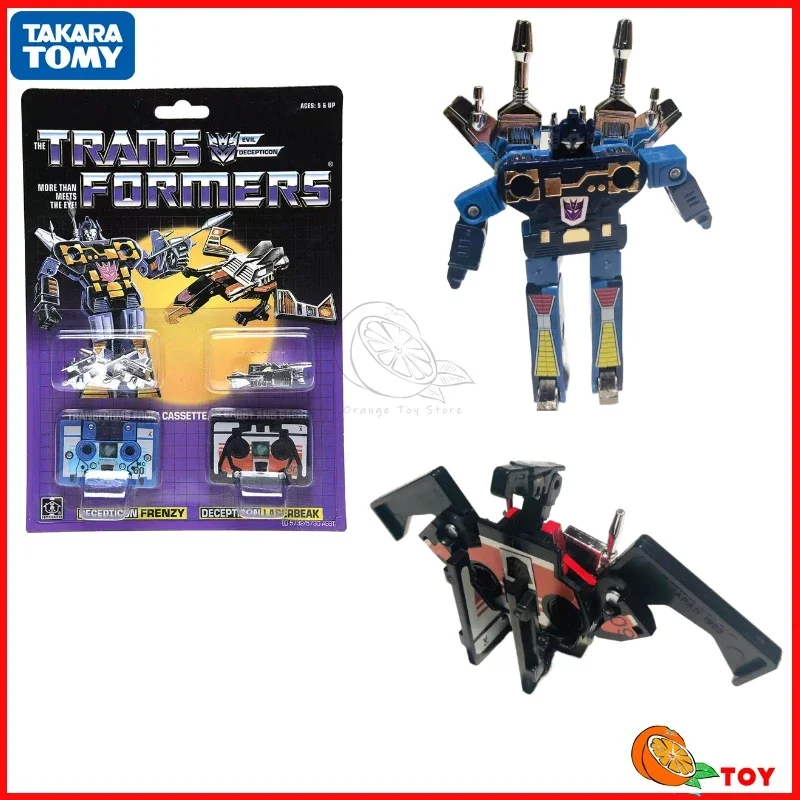 

In stock Transformers toys US version G1 84-86 KO Frenzy And Laserbeak Model Robot Collection Action Figure Toy Gift Hobby