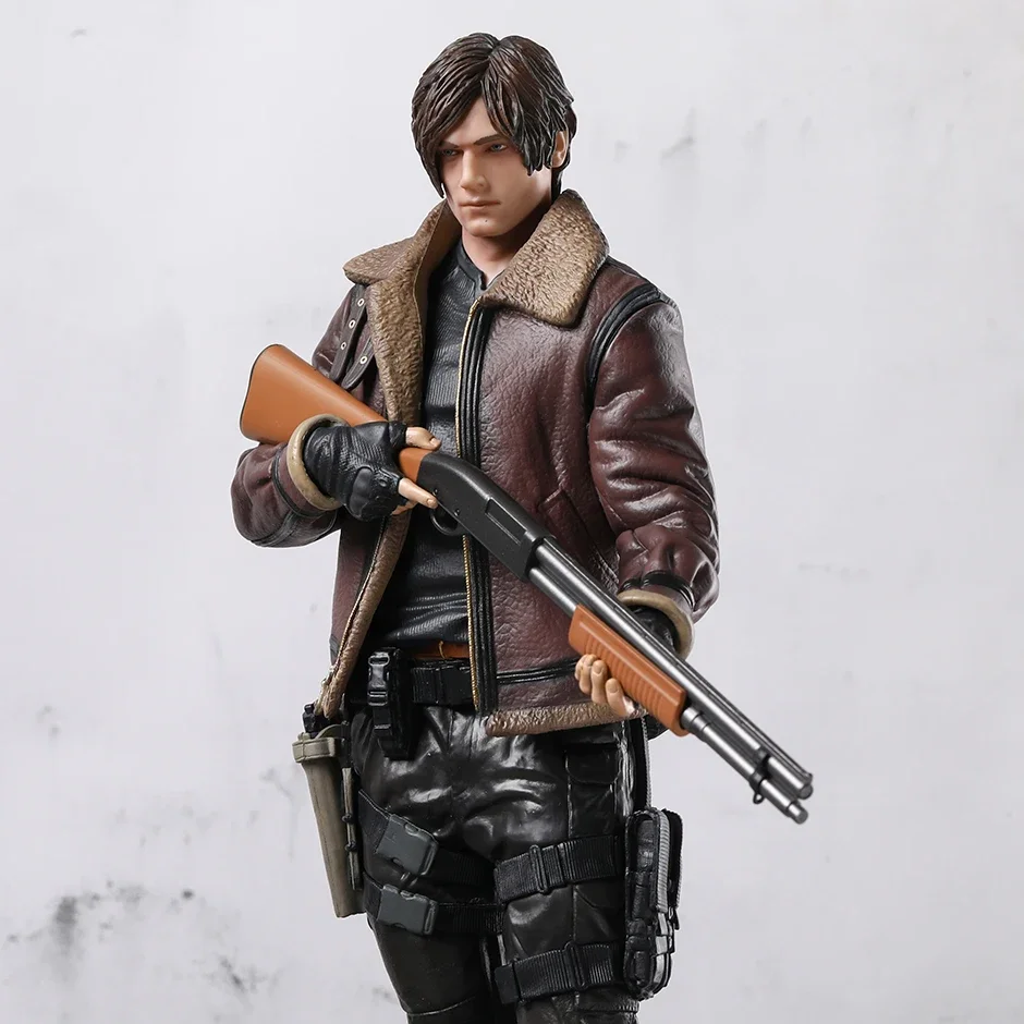 Movie Game Leon Kennedy 1/6 Scale Figure Figurine PVC Model Decoration Statue Gift Toy