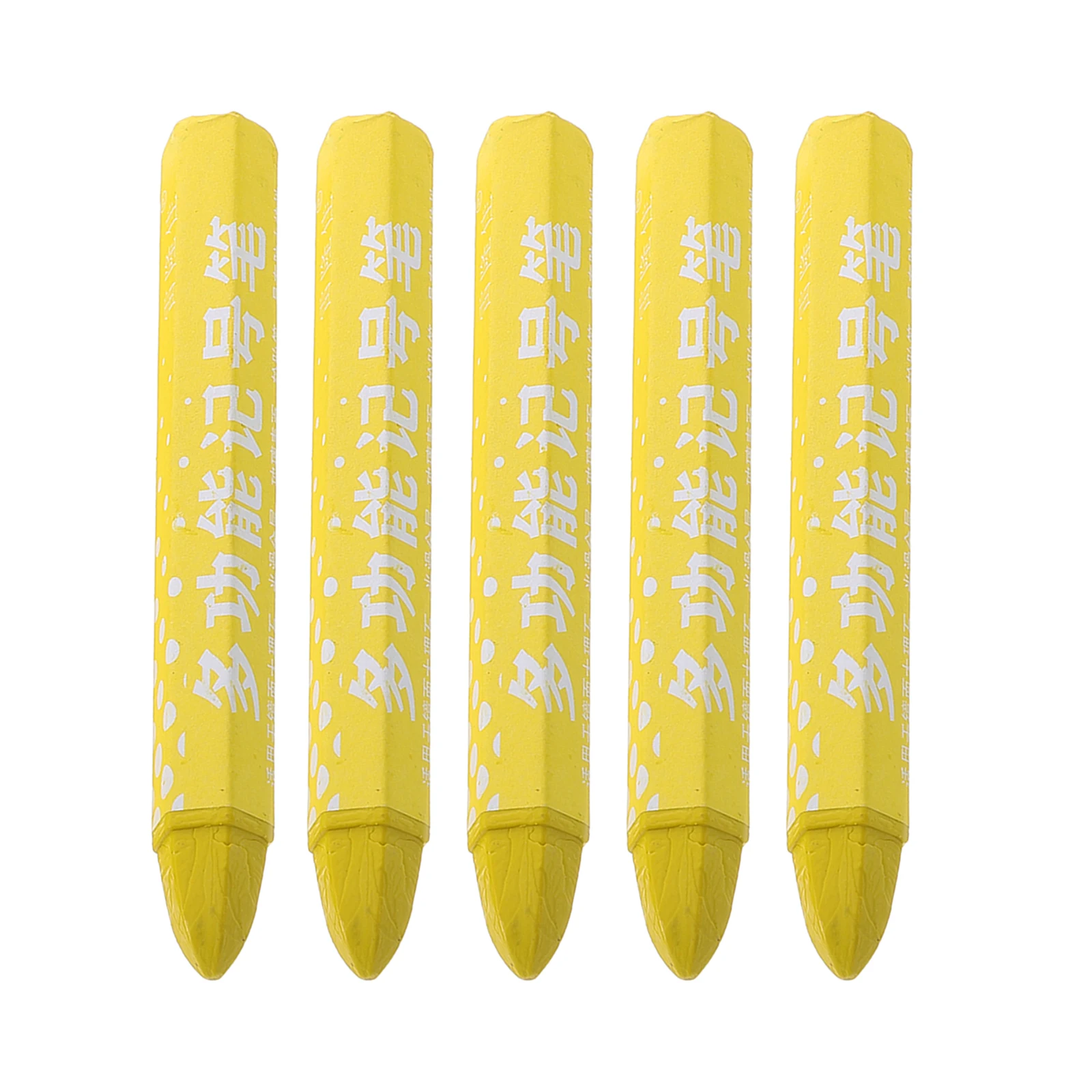 

5 Pcs Tire Marker Pen Crayons Yellow Durable Long Lasting Car Bicycle Motorcycle Tires Repair Efficient Teaching