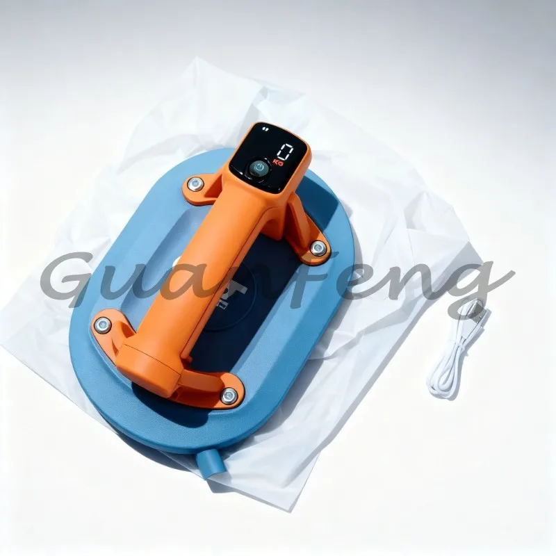 For P618A‑B Digital Electric Vacuum Tile Suction Cup, Premium Rectangle 247x167mm Lifter for Ceramic,  Granite Stone Handling