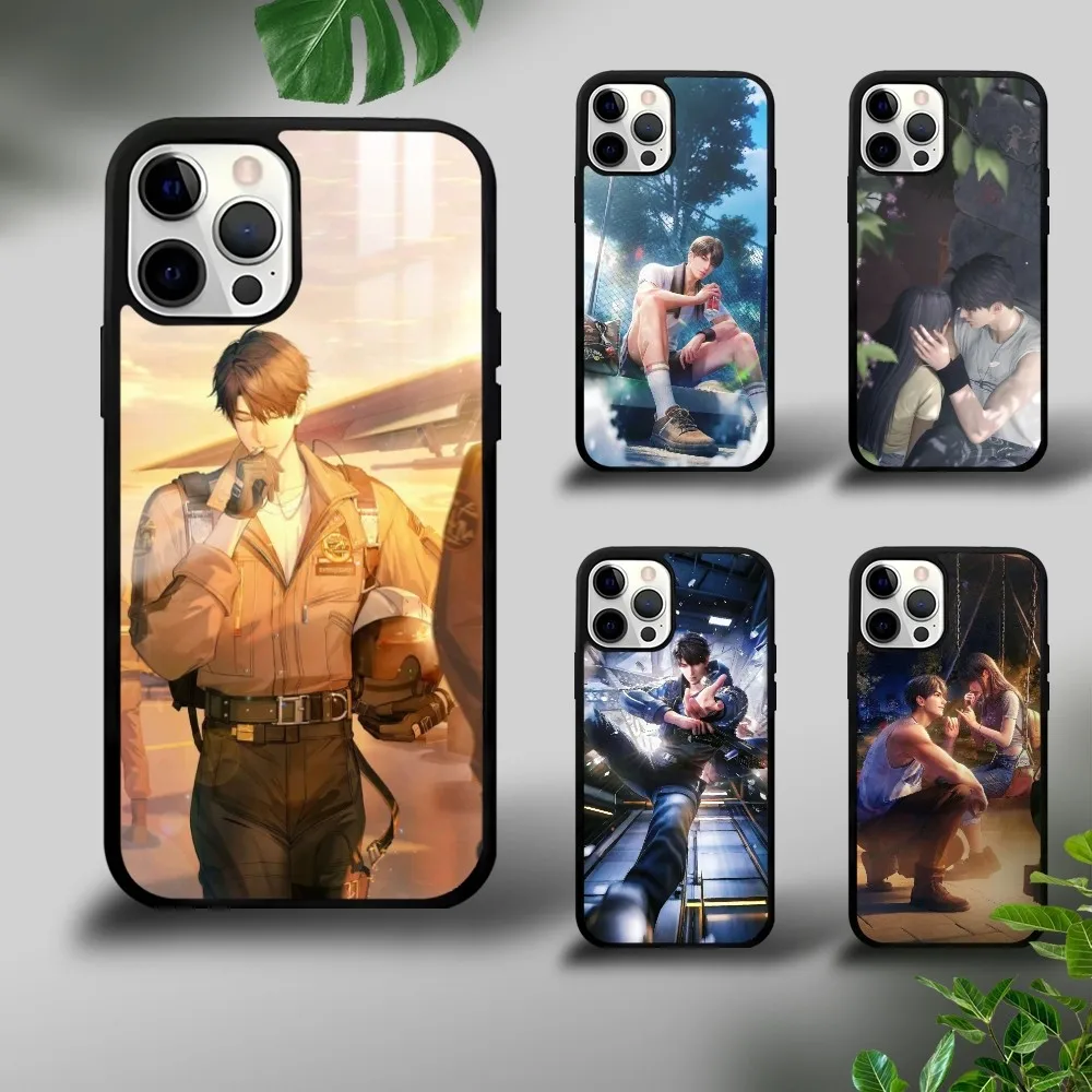 

C-Caleb Love and Deep Space Phone Case For iPhone 16 15 14 13 12 11 Pro Xs Max Mini Plus Celulares Hard Funda