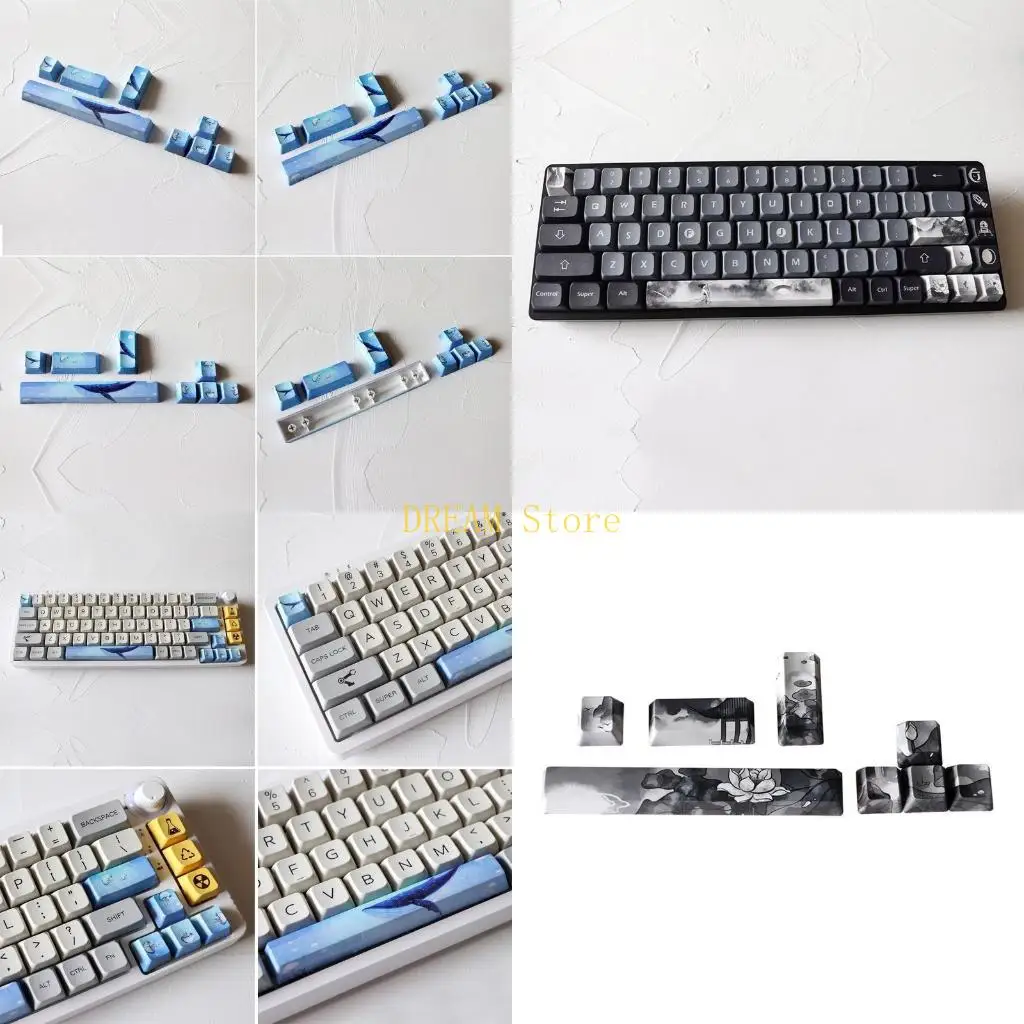 8 Pieces PBT OEM Profile Keycap Dye-Sub Direction Enter ESC Keycap for MX Switch Best Sale