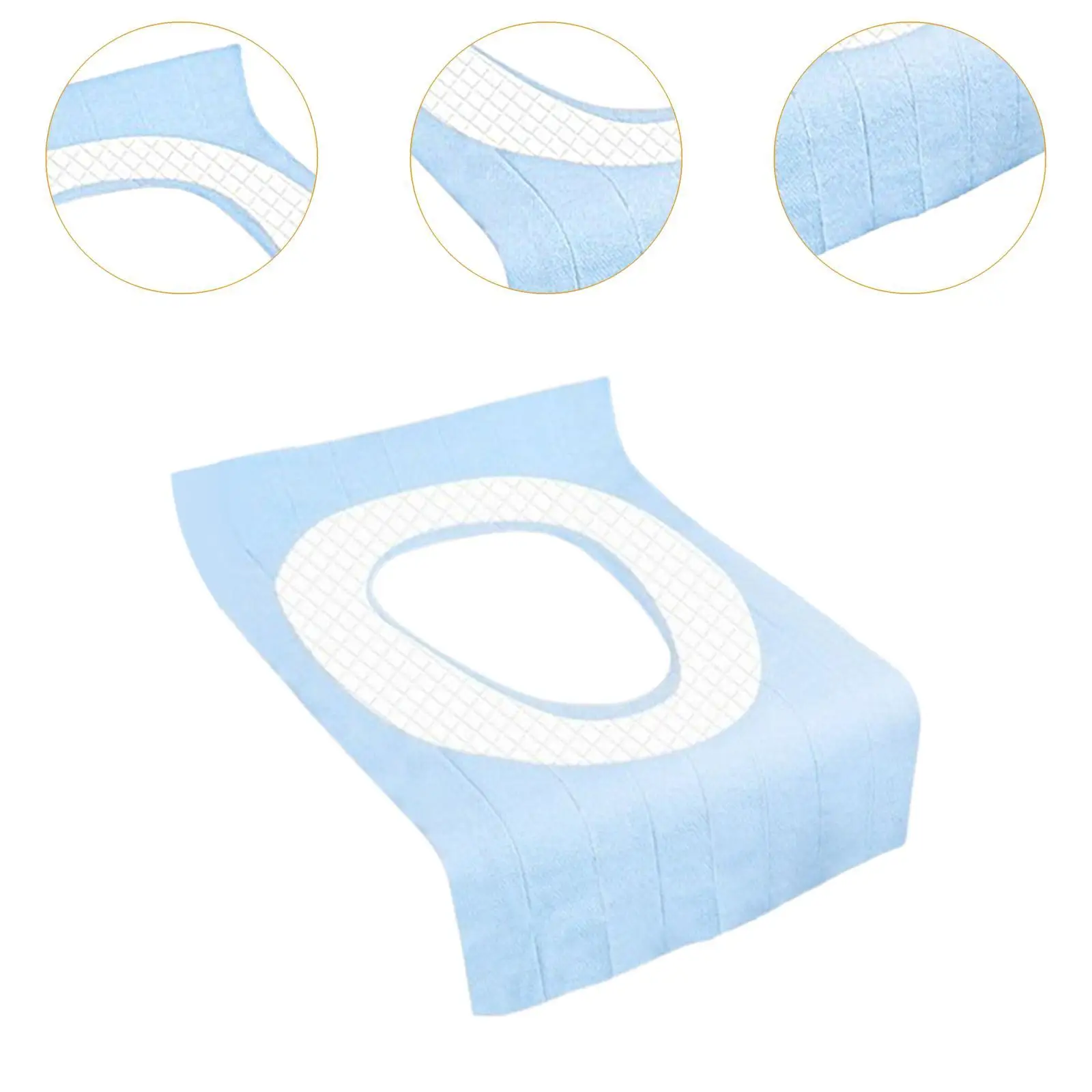 10Pcs Disposable Toilet Seat Covers for Outdoors Public Restrooms Trip