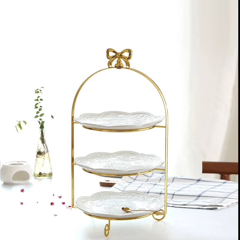 Display Table Cake Stand Nordic Luxury Biscuit Candy Bar Cake Stand Garden Restaurant Handicrafts Panificadora Dessert Tools