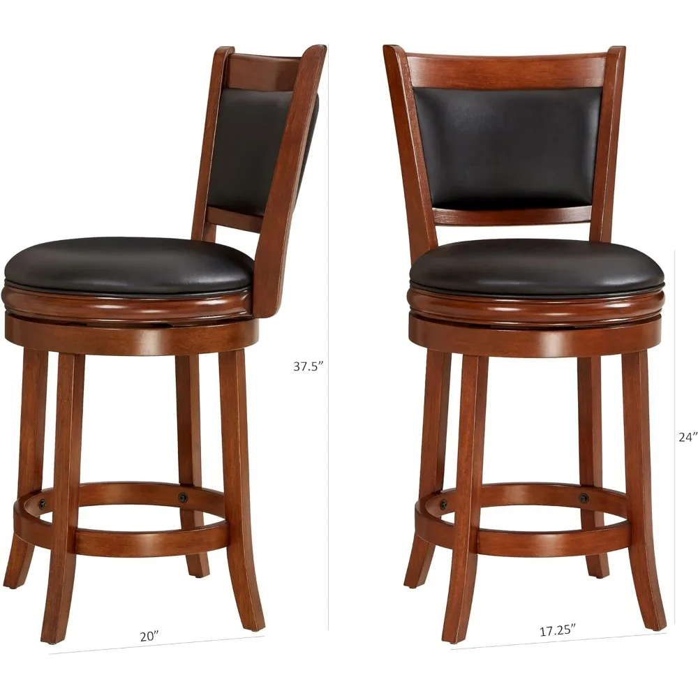 Tabouret de bar 24 pouces, siège recommandé, aucun ensemble de 1