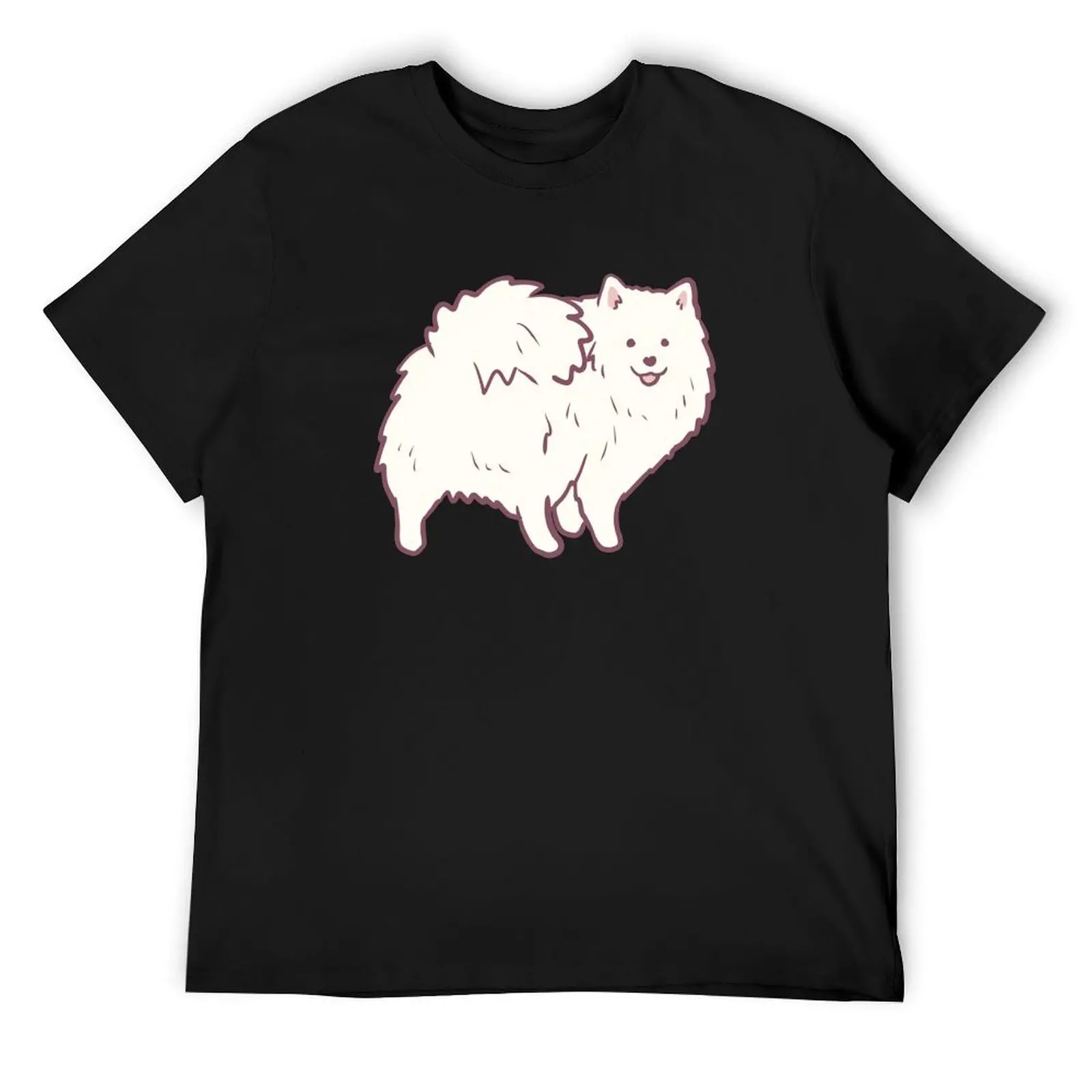 

Cute Japanese spitz T-Shirt plus size tops valentines clothes graphic t shirts big and tall t shirts for men